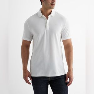 Express | Piqué Polo | Mens | Large | White